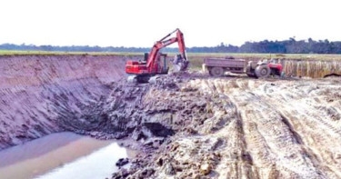 Topsoil removal puts croplands under threat in Lakshmipur