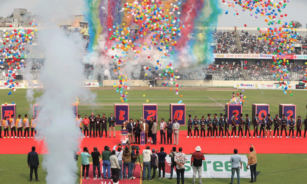 The 10th edition of Bangladesh Premier League, the country’s lone franchise-based T20 competition, gets underway at the Sher-e-Bangla National Stadium in Mirpur today. Photo : Reaz Ahmed Sumon