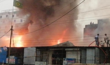 30 shops gutted in Noakhali fire