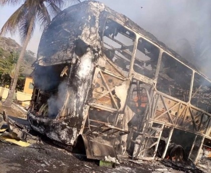 At least 22 dead in Benin bus crash