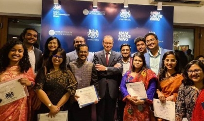 British High Commissioner Dhaka hosts reception for Chevening and Commonwealth scholars in Bangladesh