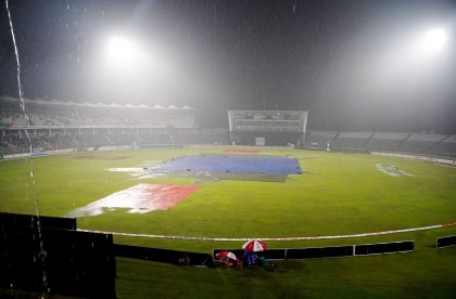 Rain washes out second ODI in Sylhet after Bangladesh post record total