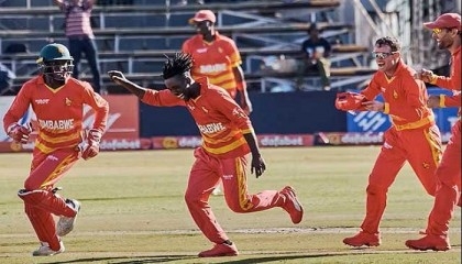 Madhevere hat-trick sets up dramatic one-run Zimbabwe win