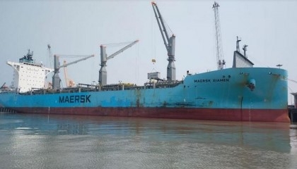 Mongla Port sees eight-meter depth foreign ship