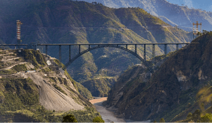 India constructs world’s highest railway bridge in Kashmir