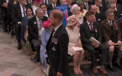 Prince Harry joins royals for Charles' coronation