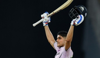 Gill's ton fires Gujarat to IPL play-offs, Hyderabad out
