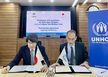 UNHCR, Japan sign US $2.9 million deal for support to Rohingyas in Bangladesh

