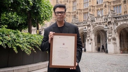 UK Parliament honours Karan Johar from for his contribution to films

