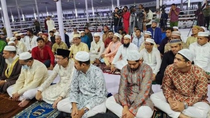 Main Eid jamaat held at Jatiya Eidgah 