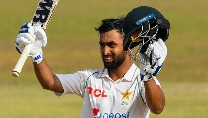 Shafique hits ton as Pakistan's lead crosses 100 in 2nd Test
