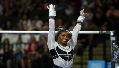 Biles captures US Classic in return to gymnastics competition