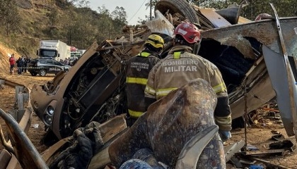 Seven football fans die, dozens injured in Brazil bus crash