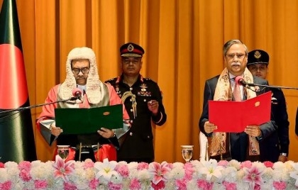 Justice Obaidul Hasan takes oath as 24th Chief Justice of Bangladesh