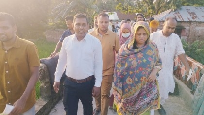 Late Dy Speaker’s daughter Bubli carries out mass campaign in Gaibandha

