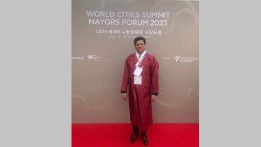Taposh dedicates Seoul Smart City Prize to Dhaka residents