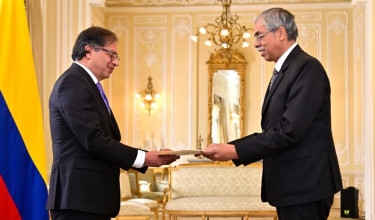 Bangladesh envoy Imran presents credentials to Colombia President