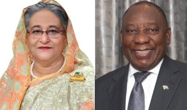 South African President greets PM on her reelection