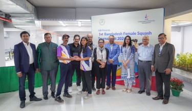 Bangladesh’s first national female squash tournament concludes at IUB