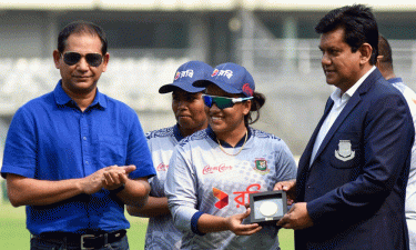 Nahida Akter receives ICC player of the month award