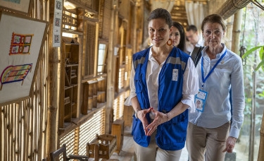 Crown Princess Victoria of Sweden visits Rohingya camps as UNDP Goodwill Ambassador