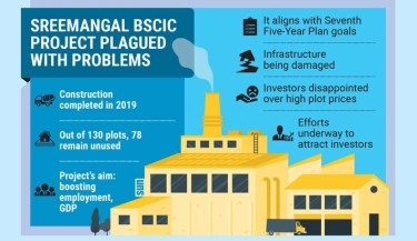 4 yrs in, Sreemangal BSCIC Estate land lies fallow
