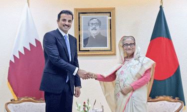 Qatar Amir holds meeting with Sheikh Hasina