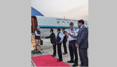 Indian foreign secretary arrives