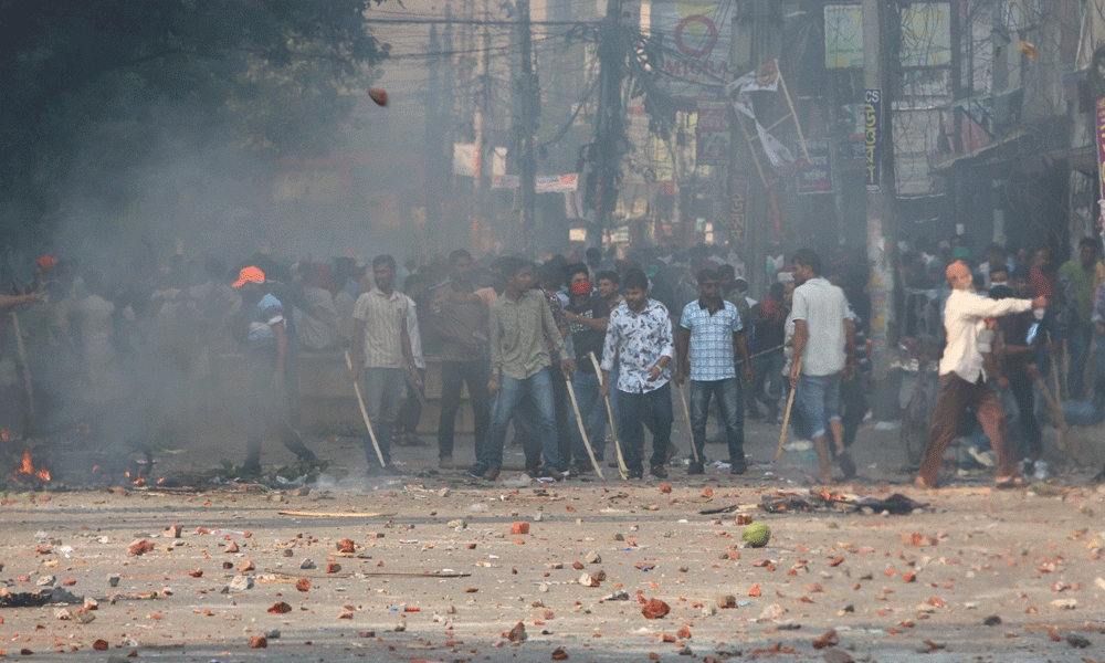 BNP-police clash