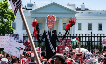Gaza war protesters slam Biden in 'red line' rally at White House
