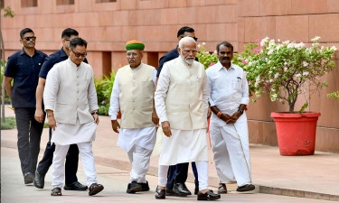 Modi to lay out third-term plans as parliament meets