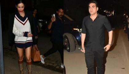 Malaika Arora and Arbaaz Khan spotted together for dinner