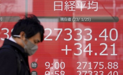 Asia shares trading mixed, China markets closed for holidays
