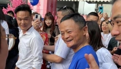 Jack Ma makes rare public appearance in China
