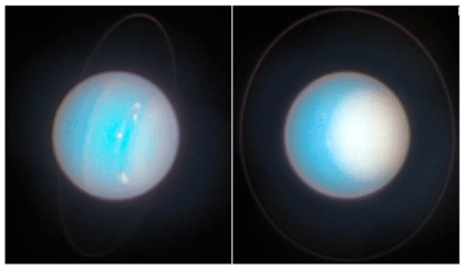 Hubble telescope captures images of Jupiter and Uranus looking different