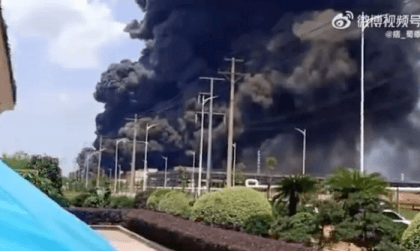Explosion at chemical factory in China