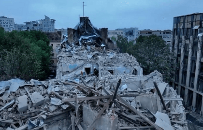 Ukraine war: Four killed in Lviv as Russian strike hits apartment building