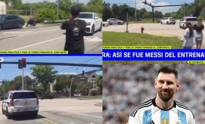 Lionel Messi narrowly escapes serious crash after car jumps red light in Miami