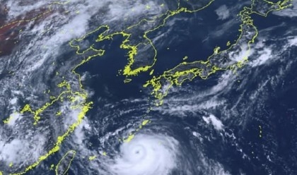 Flights cancelled as typhoon skirts southern Japan