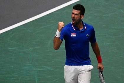 Djokovic's Serbia to face Britain in Davis Cup quarter-finals
