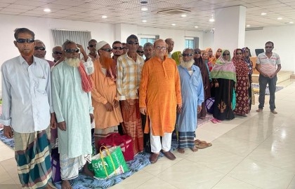BEHRI, Vision Care, DDWS return eye vision to 35 poor ophthalmic patients in Kushtia