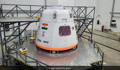 First Test Flight of ISRO's Gaganyaan Mission on Oct 21: Minister