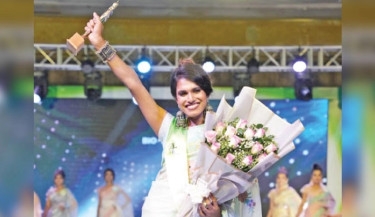 Transgender woman Sokal wins award at beauty pageant