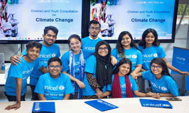 Bangladeshi children call for urgent climate action