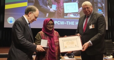 BUET Prof Sultana Razia wins 2023 OPCW The Hague Award
