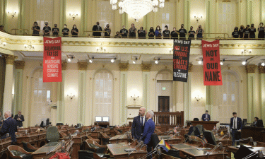 Jewish protesters calling for cease-fire in Gaza disrupt first day of California legislative session