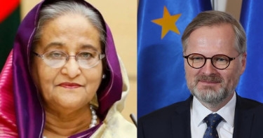 Czech PM greets Hasina on re-election as prime minister