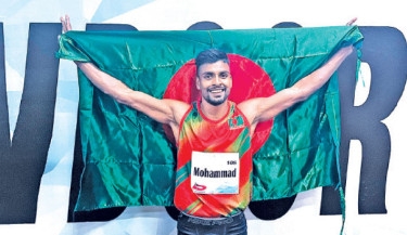 Zahir clinches silver in Asian Indoor Athletics