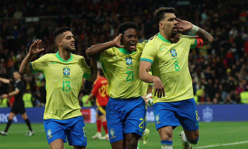 Brazil draw six-goal thriller with Spain as Endrick, Yamal dazzle