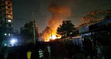 40 shanties  gutted in Chattogram fire